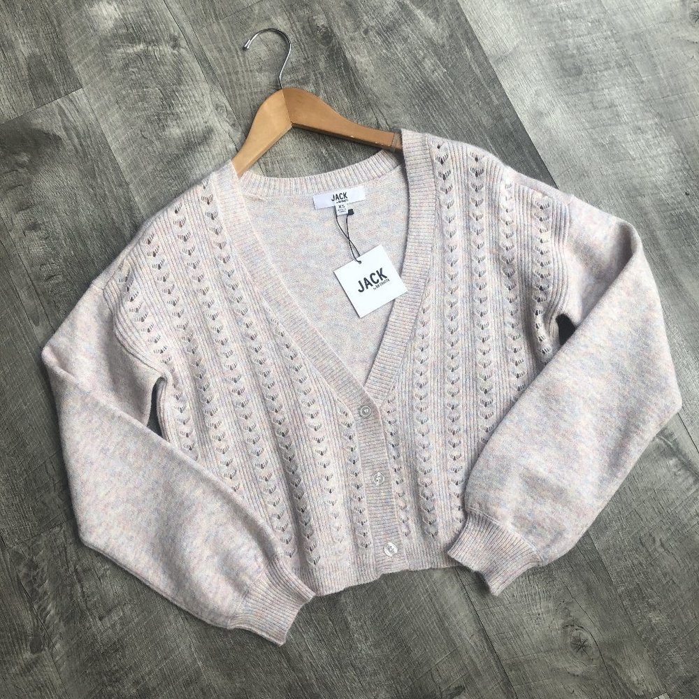 / SOLD! / BB Dakota Ready & Cable Cardigan Sweater - Picture 2 of 6